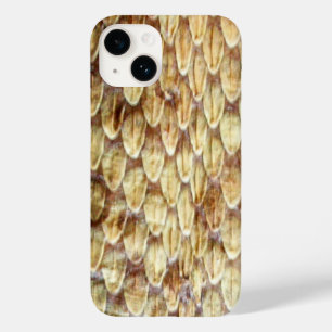 CROTALUS, DRUCKER RATTLESNAKE HAUTcreme Brown Case-Mate iPhone Hülle