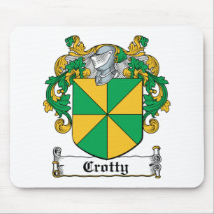 Crotty Familienwappen Mousepad