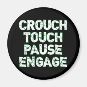 Crouch Touch Pause Engage Rugby T-Shirts Magnet