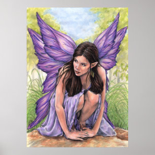 Crouching Fairy Poster