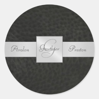 Croupier Runder Aufkleber