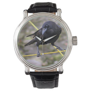 Crow an der Kreuzung Armbanduhr