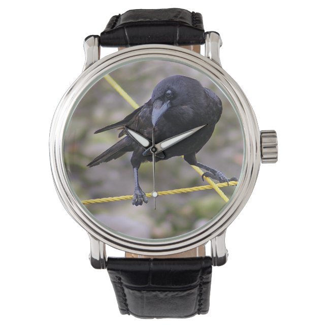 Crow an der Kreuzung Armbanduhr (Vorderseite)