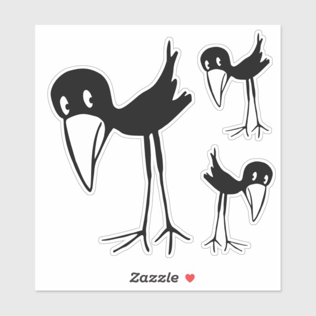 Crow Aufkleber (Blatt)