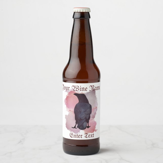 Crow Bierflaschenetikett (Vorderseite)