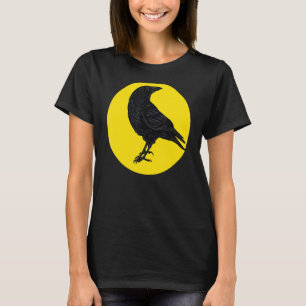 Crow Bird Minimalistisch T-Shirt