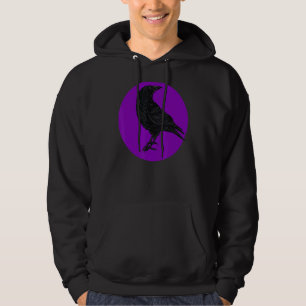 Crow Birds Minimalistisch Hoodie