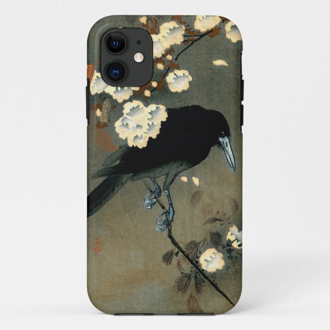 Crow & Blossom von Ohara Koson (1910) Case-Mate iPhone Hülle (Rückseite)
