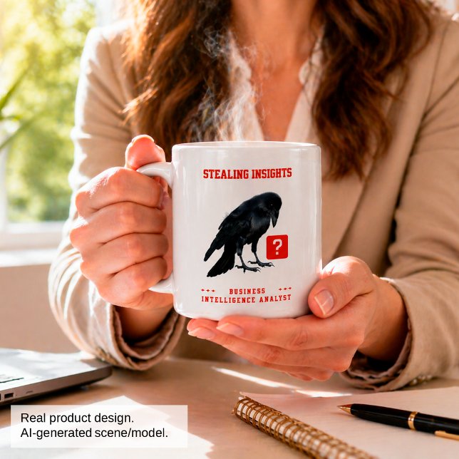 Crow Business Intelligence-Analyst Jumbo-Tasse (Von Creator hochgeladen)