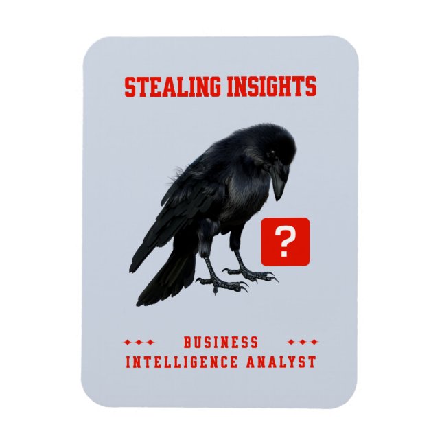 Crow Business Intelligence-Analyst Magnet (Vertikal)