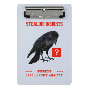 Crow Business Intelligence-Analyst Mini Klemmbrett