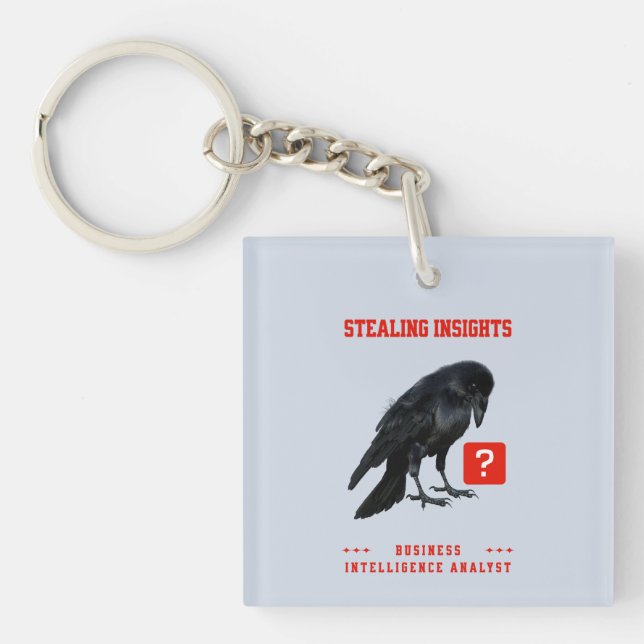 Crow Business Intelligence Analyst Schlüsselanhänger (Vorderseite)