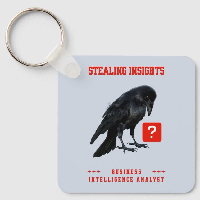 Crow Business Intelligence-Analyst Schlüsselanhänger (Vorderseite)