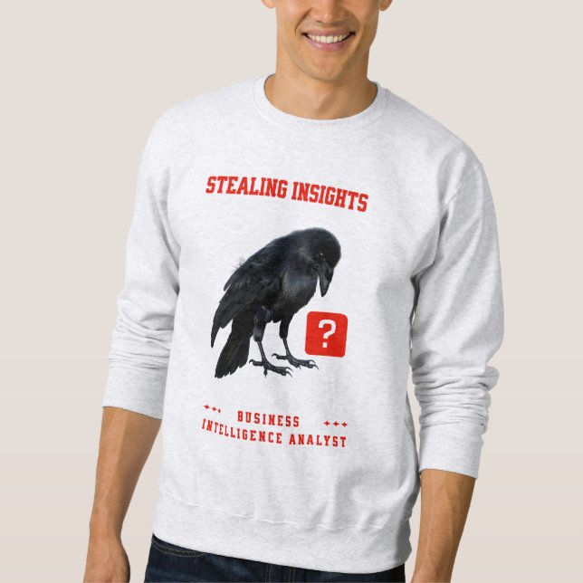 Crow Business Intelligence-Analyst Sweatshirt (Vorderseite)
