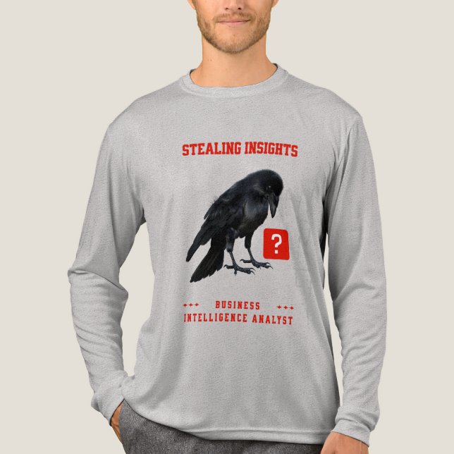 Crow Business Intelligence-Analyst Tri-Blend Shirt (Vorderseite)