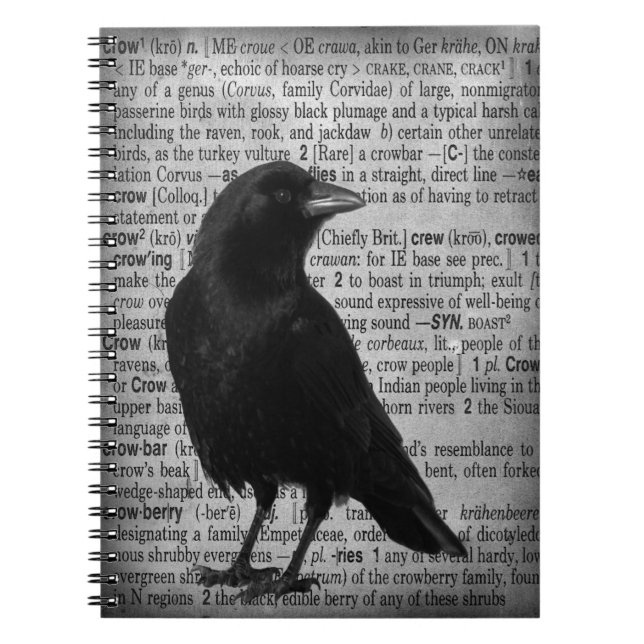Crow definieren notizblock (Vorderseite)