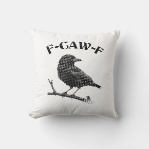 Crow F-CAW-F Halloween Kissen