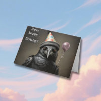 Crow glücklicher Geburtstag