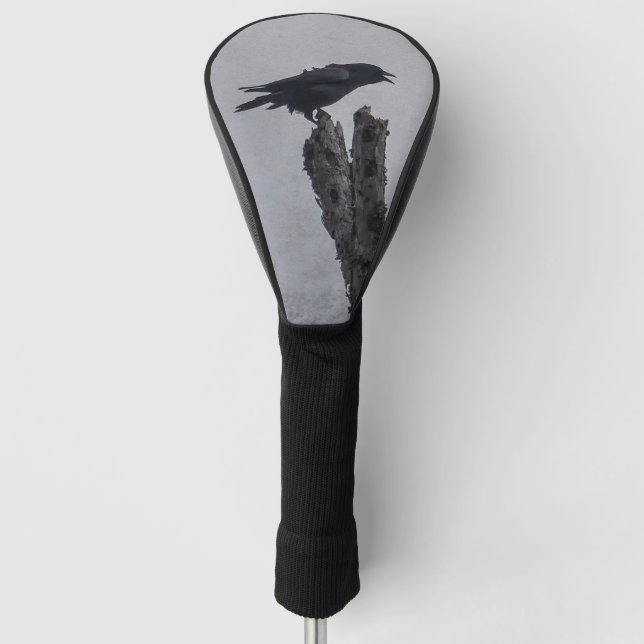 Crow Golf Head Cover Golf Headcover (Vorderseite)
