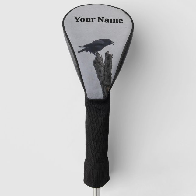 Crow Golf Head Cover Headcover (Vorderseite)