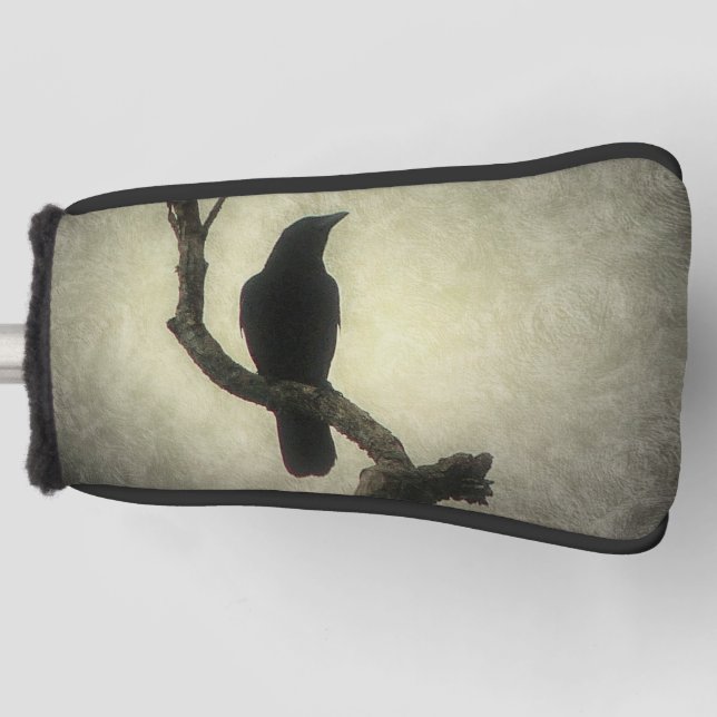 Crow-Golf-Kopfbedeckung Golf Headcover (Vorderseite)