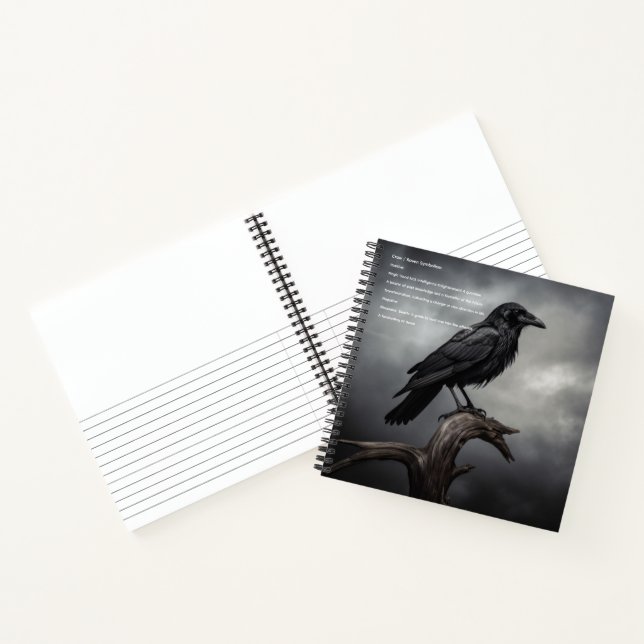 Crow Hardcover Notizbuch (Innenseite)