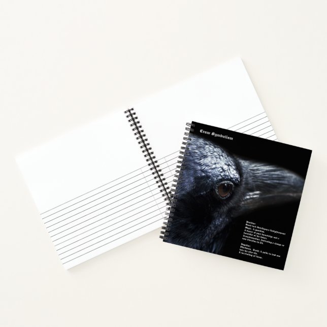 Crow Hardcover Notizbuch (Innenseite)