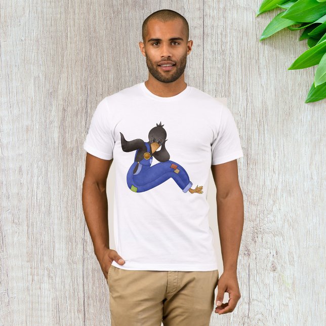 Crow in Overalls Mens T - Shirt (Von Creator hochgeladen)