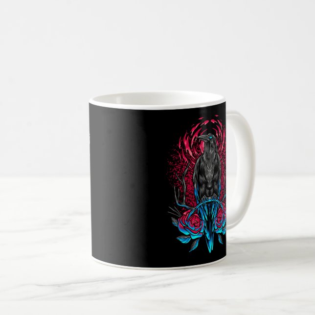 Crow Kaffeetasse (VorderseiteRechts)