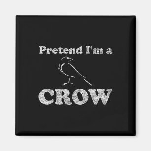 Crow-Kostüm Halloween, so tun, als wäre ich ein Cr Magnet
