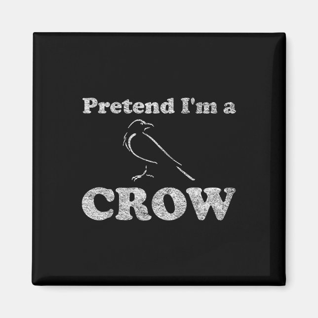Crow-Kostüm Halloween, so tun, als wäre ich ein Cr Magnet (Vorne)