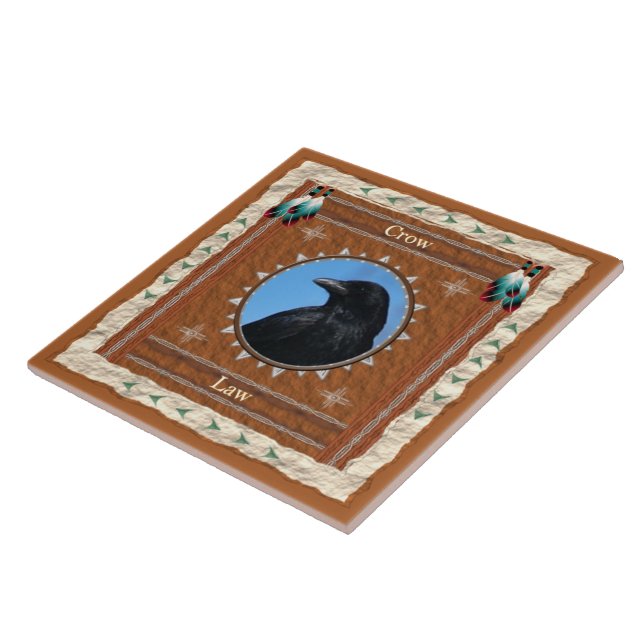 Crow - Law Keramik Tile Fliese (Seite)