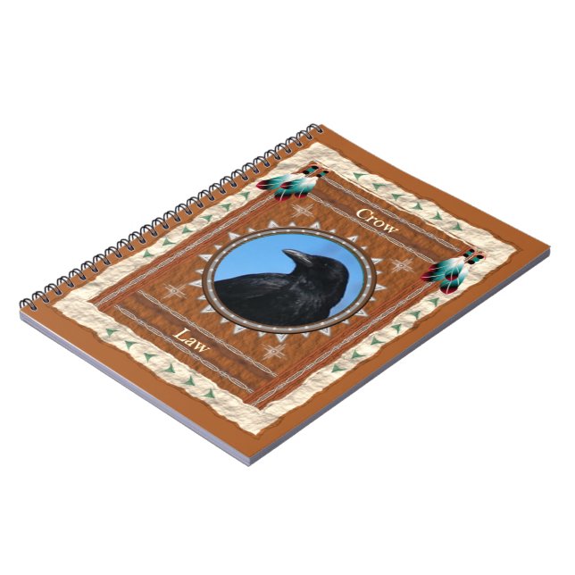 Crow - Law Notebook 80-Seite Notizblock (Linke Seite)