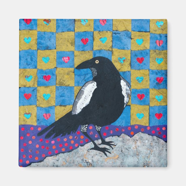Crow-Liebe Magnet (Vorne)