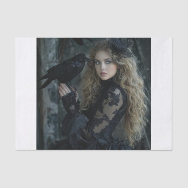 Crow Lyfe1 Seidenpapier (Vorderseite)