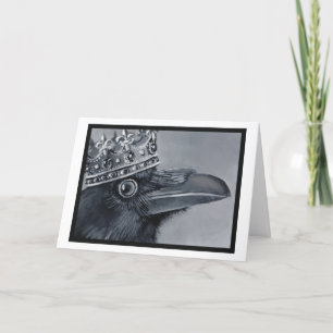 Crow Magi Christmas Card Feiertagskarte