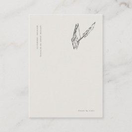 Crow-quilled page- Regency Correspondence Begleitkarte