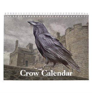 Crow Raven 2024 Kalender