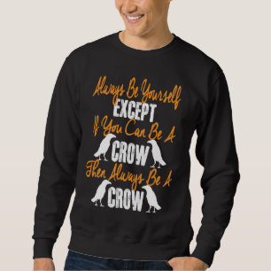 Crow Raven Bird Animal Vintag Boys Girls Kind Sweatshirt