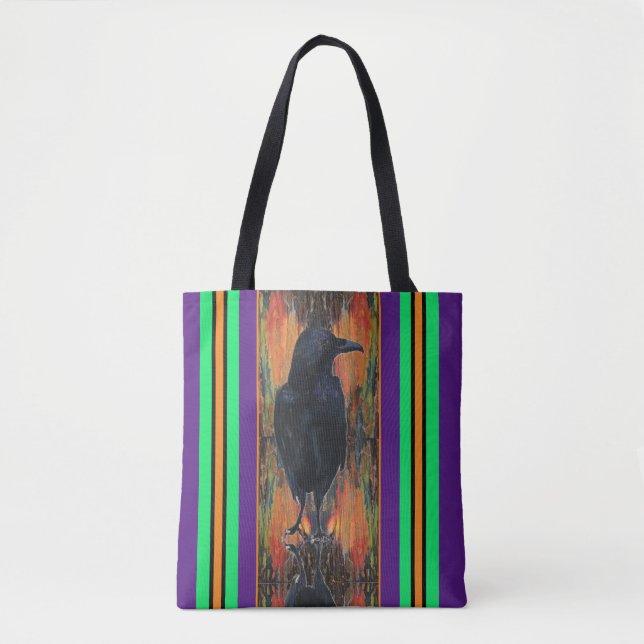 Crow Raven Bird Halloween Maureen Girard (Vorderseite)