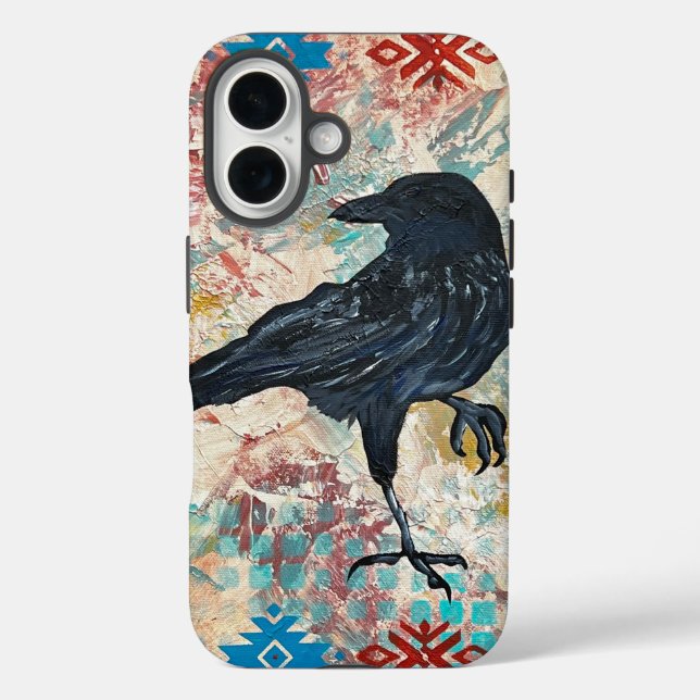 Crow Raven iPhone Case (Rückseite)