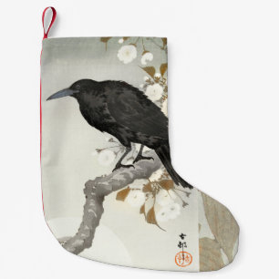 Crow Raven Koson Japanese Bird Kleiner Weihnachtsstrumpf