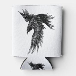 Crow Raven Norge Viking Symbol Dosenkühler