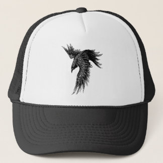 Crow Raven Norse Viking Symbol Truckerkappe