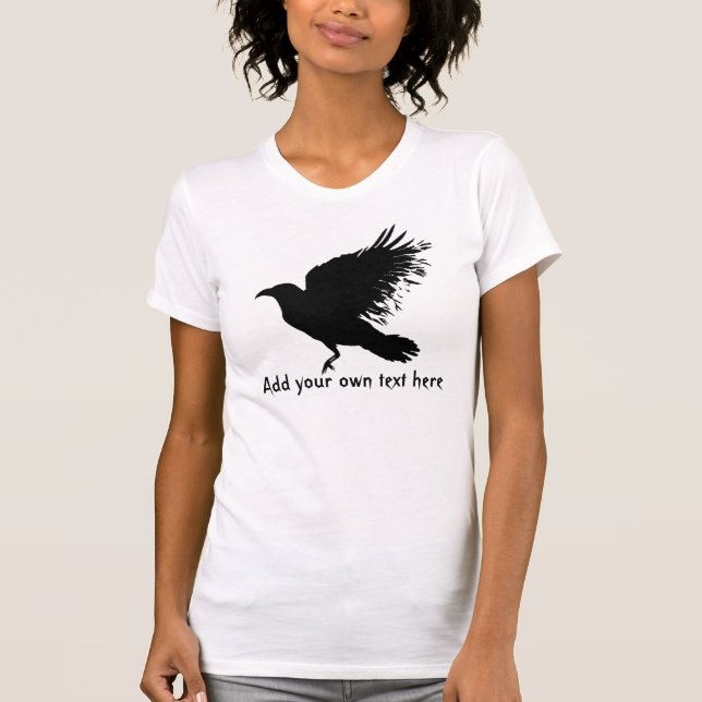 Crow - schwarz T-Shirt (Vorderseite)