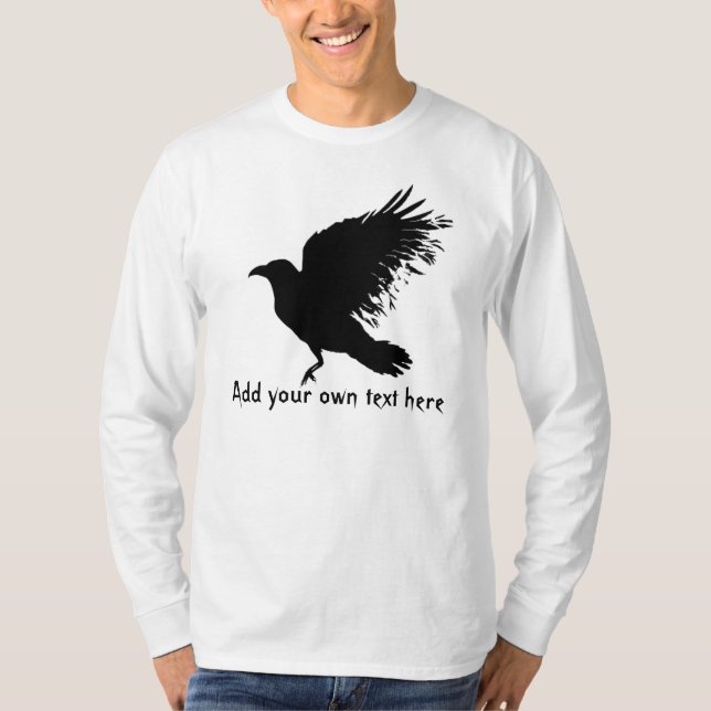 Crow - schwarz T-Shirt (Vorderseite)