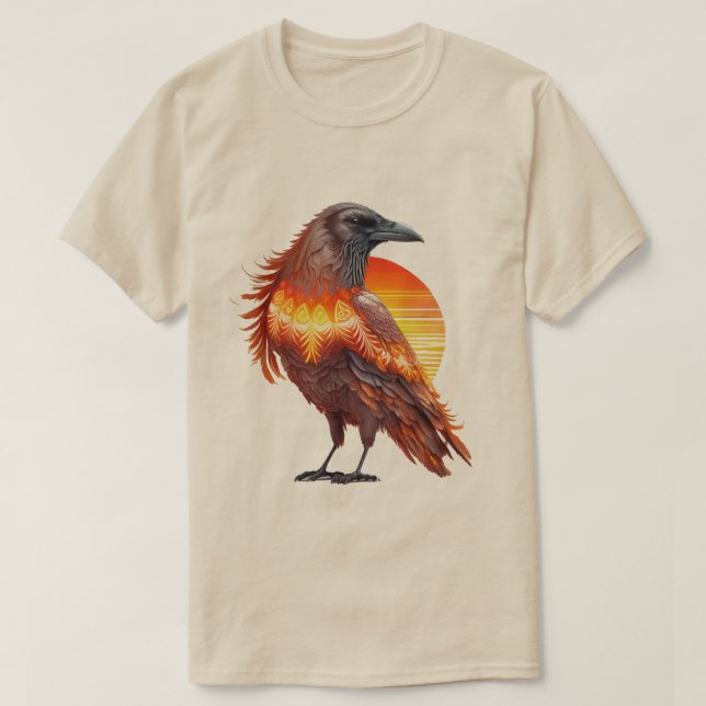 Crow Sun 01 T-Shirt (Design vorne)