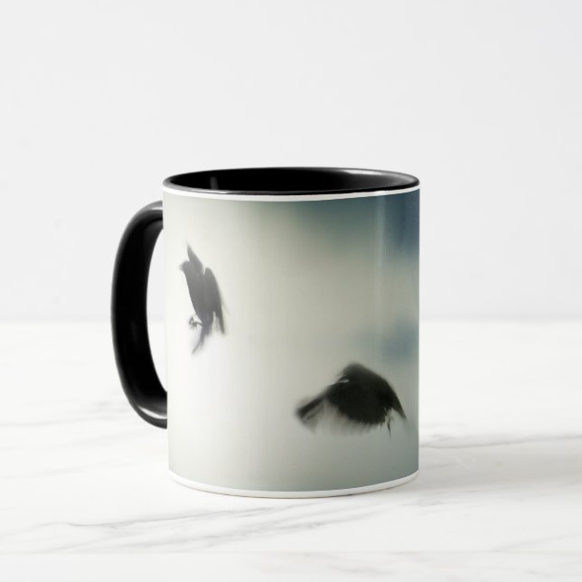 Crow Twisters Tasse (Vorderseite Links)