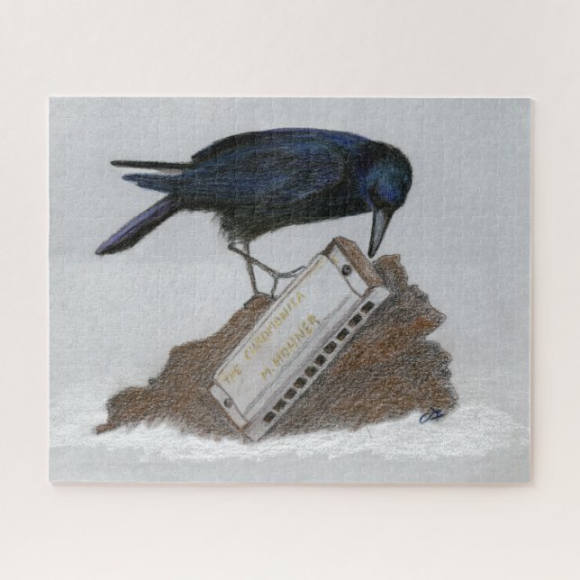 Crow und Harmonica Puzzle (Horizontal)