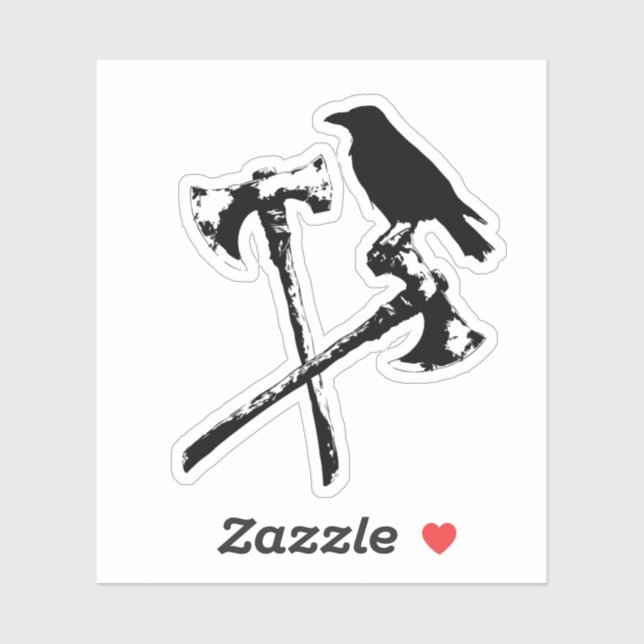 Crow- und Nord-Achsen Aufkleber (Blatt)